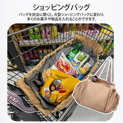 持ち歩ける15ポケットクローゼット｜大容量マルチウェイバッグ | 3WAYで使える